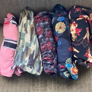 5 pair OS Lularoe leggings